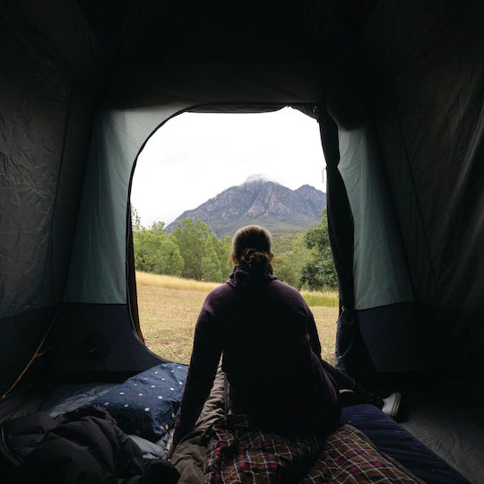 OZtrail Fast Frame Lumos Automatic Camping Tent Grey with Double Cloth 3 Seasons for 6 People 505x280x195cm
