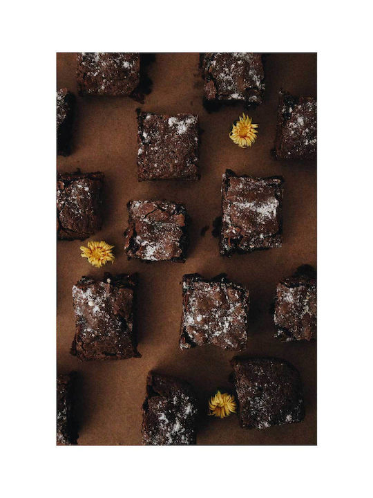 Πίνακας Brownies Flowers Μπράουνις Λουλούδια 80x120