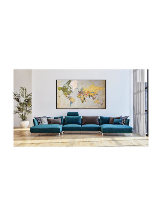 Tablou Hartă Mondială Vintage 120x80