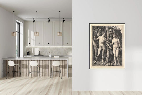 Tabloul Adam și Eva de Albrecht Dürer 50x80