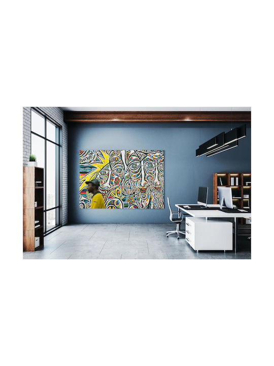 Πίνακας Colorful Abstract Street Art Πολύχρωμη Αφηρημένη Τέχνη Του Δρόμου 80x50