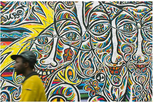 Πίνακας Colorful Abstract Street Art Πολύχρωμη Αφηρημένη Τέχνη Του Δρόμου 80x50