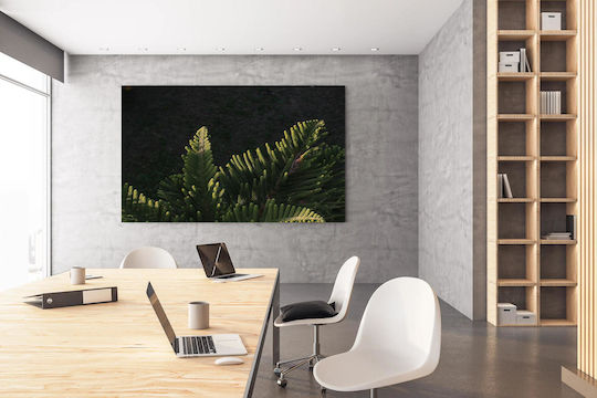 Tablou Frunze de Pin Verzi Iluminate 120x80