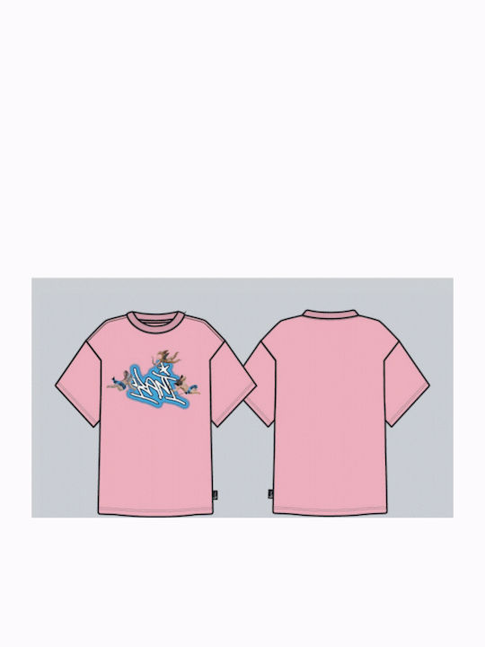 Woven Signature T-Shirt Pink
