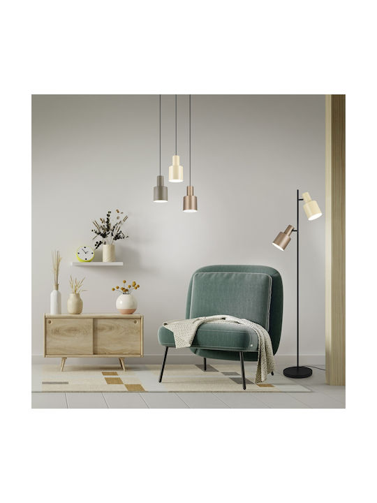 Trio Lighting Agudo Floor Lamp H161xW48cm. with Socket for Bulb E27 Multicolour
