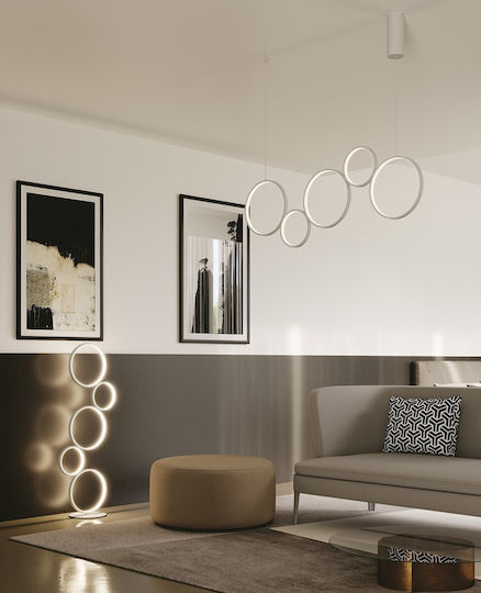 Fan Europe Fredy LED Floor Lamp H117xW46.3cm. with Adjustable White Light 4080lm White