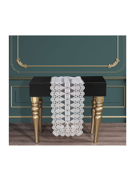 Liolios Home Runner с бродерия Daisy-2 Екрю 45x140бр