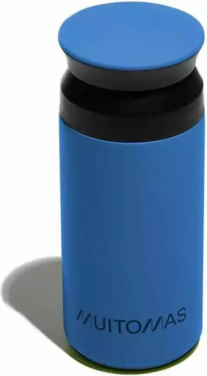 Muitomas Sticlă Termos Oțel inoxidabil 350ml Blue