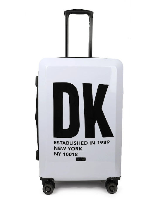 DKNY Mittel Koffer Weiß/Schwarz
