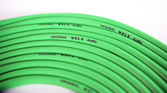 Welx RXC Cable 2 x XLR male - 3.5mm male Πράσινο 1.5m WELX-RXC-SERIE-1.5M