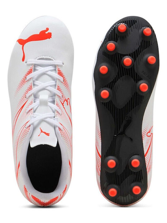 Attacanto FG/AG Jr Kinder Fußballschuhe und Stollenschuhe mit Tappen Schwarz