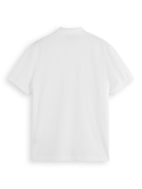 Core Polo Herrenbluse Kurzarm Weiß