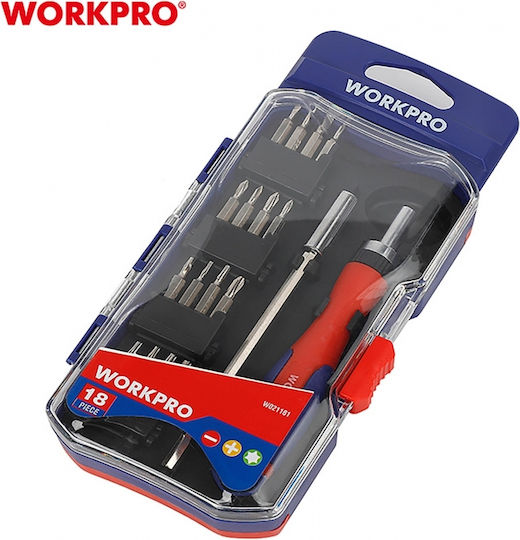 WorkPro Κατσαβίδι Καστάνιας με Εναλλασσόμενες Μύτες