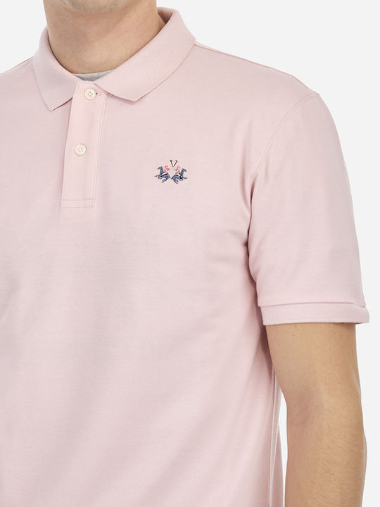 Поло Блуза с къс ръкав Light Pink
