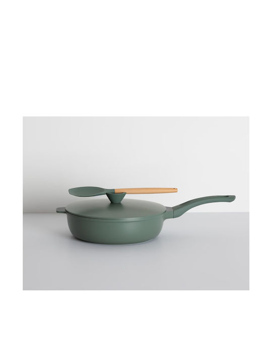 5Five Aluminum Pan with Lid with Ceramic Coating 28cm