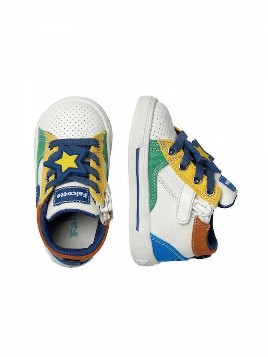 Kids Sneakers High Anatomic White