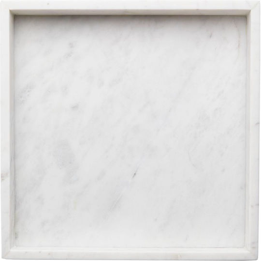 Butlers Διακοσμητικός Δίσκος Μάρμαρο Marble Τετράγωνος 30x30cm