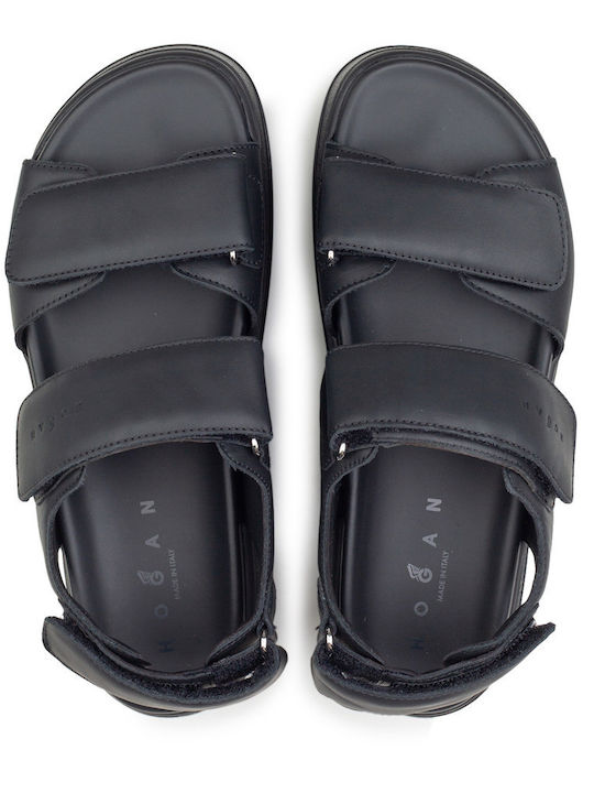 シューズ・サンダルその他 HOGAN Woman Flat sandals Black HXW6800FR700ZL B999 Sandals Hogan Skyscraper BLACK for Woman
