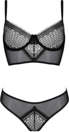 Denerys Sexy Dessous-Set Schwarz