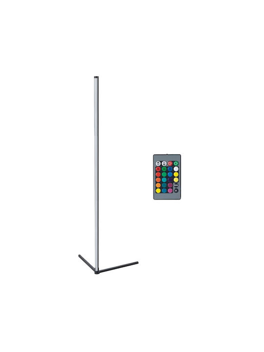 Led Floor Lamp Rgb Model Black 140 Cm Remote Control Included