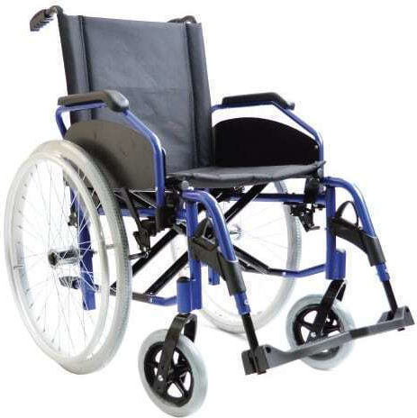 Alfa Care Smart Eco Aluminium Wheelchair 12 Inch Light Type Folding Wheelchair with Compact Wheels 12 Inch 46cm 13-528-073 Silver