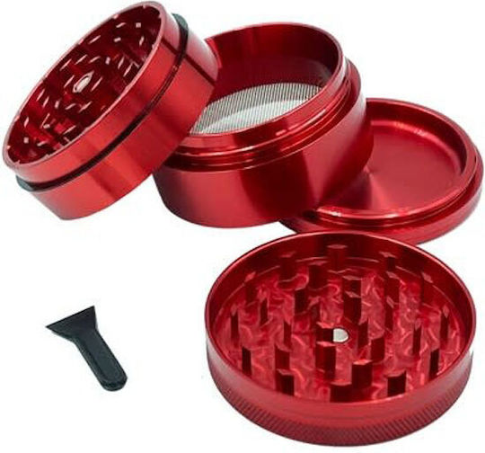 Elements Grinder Τρίφτης Κόκκινο Large 61mm Aluminium 4 Parts