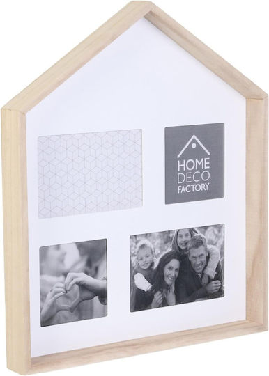 The Home Deco Factory Wooden Photo Frame With Beige Frame