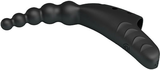 Pretty Love Silicone Vibrator Finger 10cm Black