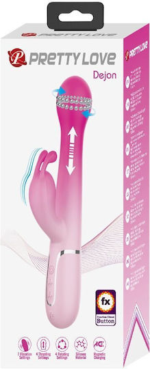 Pretty Love 3 In 1 Δονητής Rabbit Ροζ