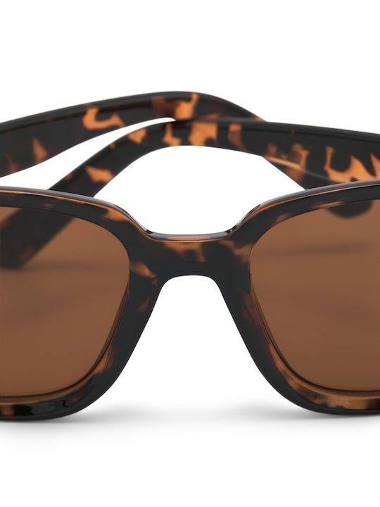 Jack & Jones Unisex Sunglasses with Brown Plastic Frame and Brown Lens 12251480