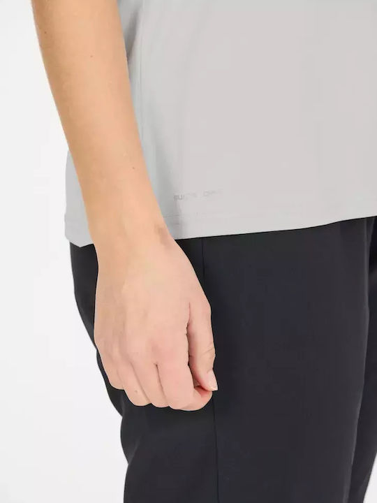 Damen Sportlich T-Shirt Schnell trocknend Gray