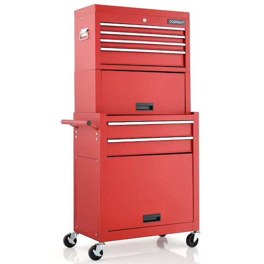 Costway Metallisch Werkzeugkiste