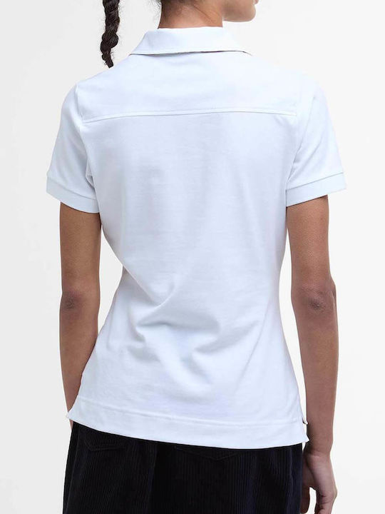 Barbour Polo White