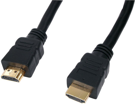 Good Connections HDMI 2.1 Ultra High Speed 48Gbps 4K 120Hz HDR VRR Cable HDMI male - HDMI male 0.5m Μαύρο