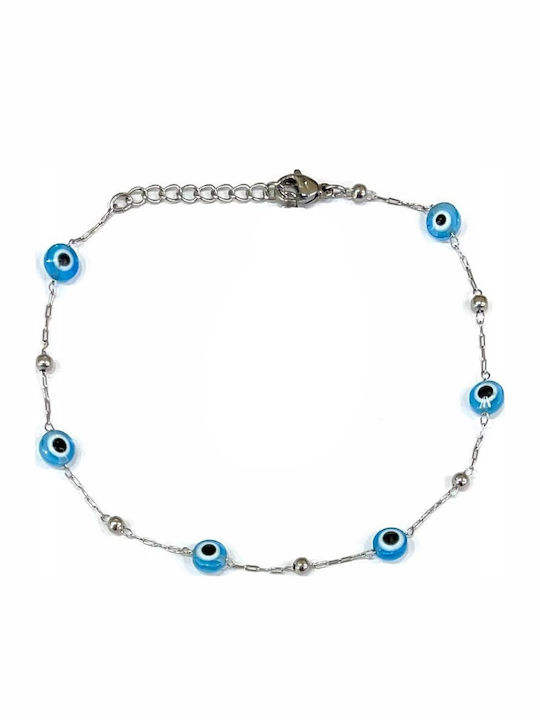 Tatu Moyo Fußarmband aus Stahl