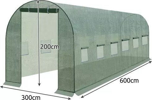 Gardlov 23308 Greenhouse Cover 6x3x2m