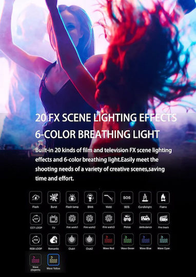 Weeylite LED Light 2800KK 5W with Brightness 775 Lux