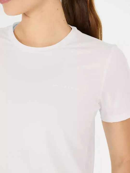 Damen T-Shirt Schnell trocknend Weiß