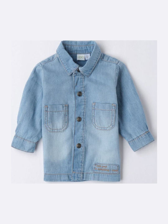 Copii Cămașă Cu mânecă lungă Denim Jean