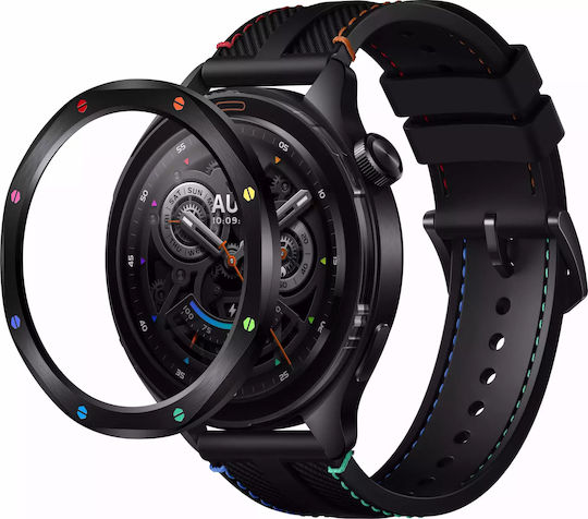 Xiaomi Watch S4 Aluminium 47mm Αδιάβροχο με Παλμογράφο (Rainbow)