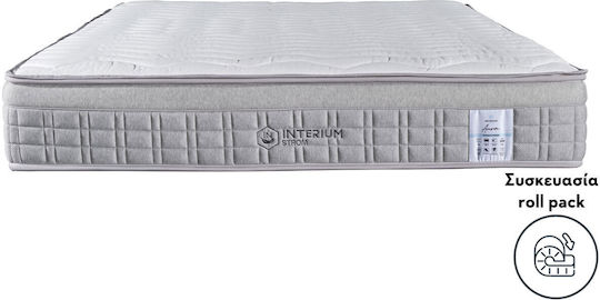 Interium Über-Doppel Ergonomisch Matratze Schaum Rollenverpackung 160x200cm mit Topper