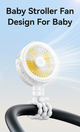 Usams ZB289 Ventilator USB Fără Lamele 4W Alb