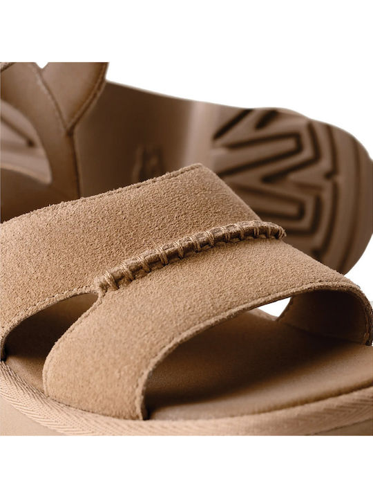 New Heights Ankle Strap Sandal Suede Sandals MUSTARD SEED