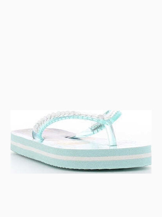 Kinder Flip Flops Gefroren Hellblau Frozen