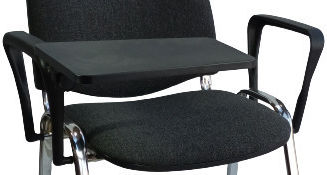 Karekla by Fragkoulakis Arm for Office Chair Metallic 35x26x3cm Black