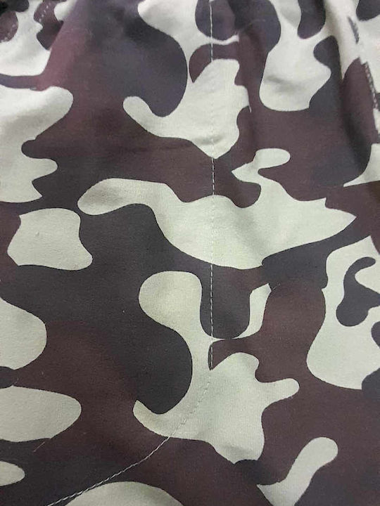 Bermudă Sportivă de Bărbați Camo Print