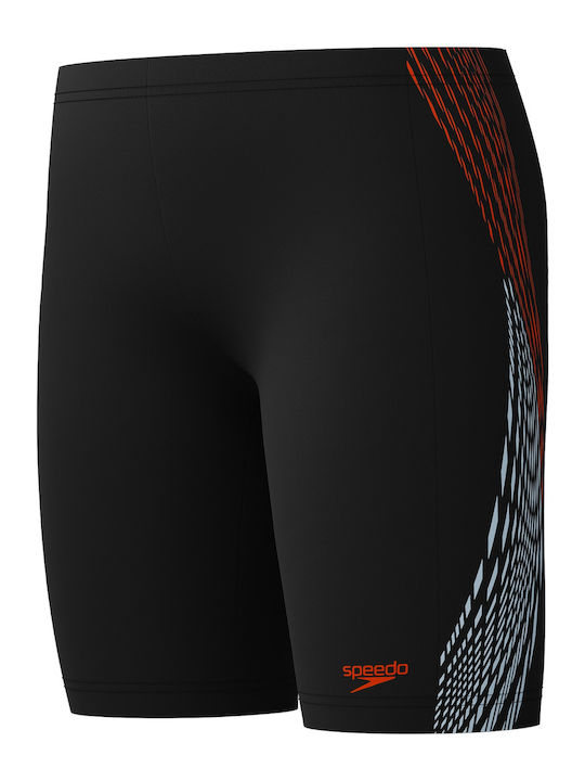 Speedo Plastisol Placement Kids Swimwear Jammer Orange
