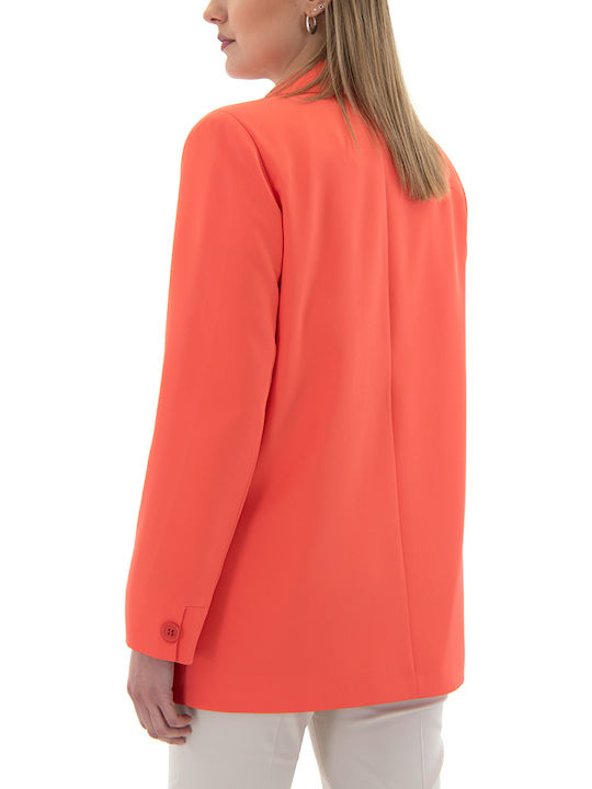 MY T Women's Blazer Orange (coral)
