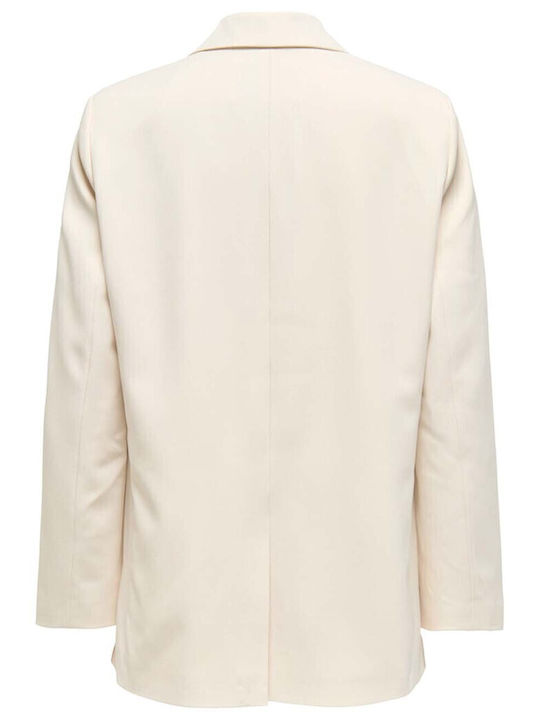 Only Women's Blazer Whitecap Gray