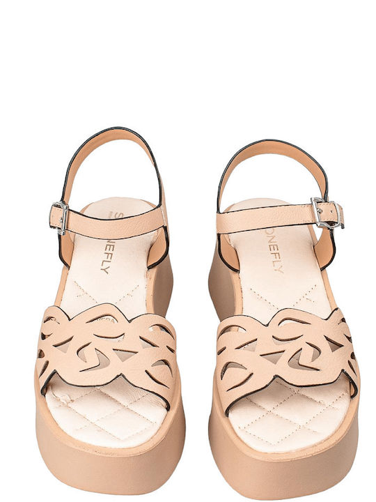 Anatomische Damenplattformen Beige